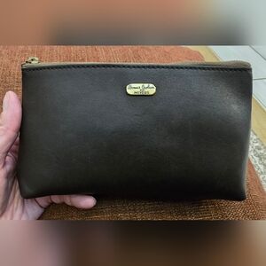 Bonnie Cashin for Meyers Rare Vintage 1970's Leather Clutch/Cosmetic/Misc.
